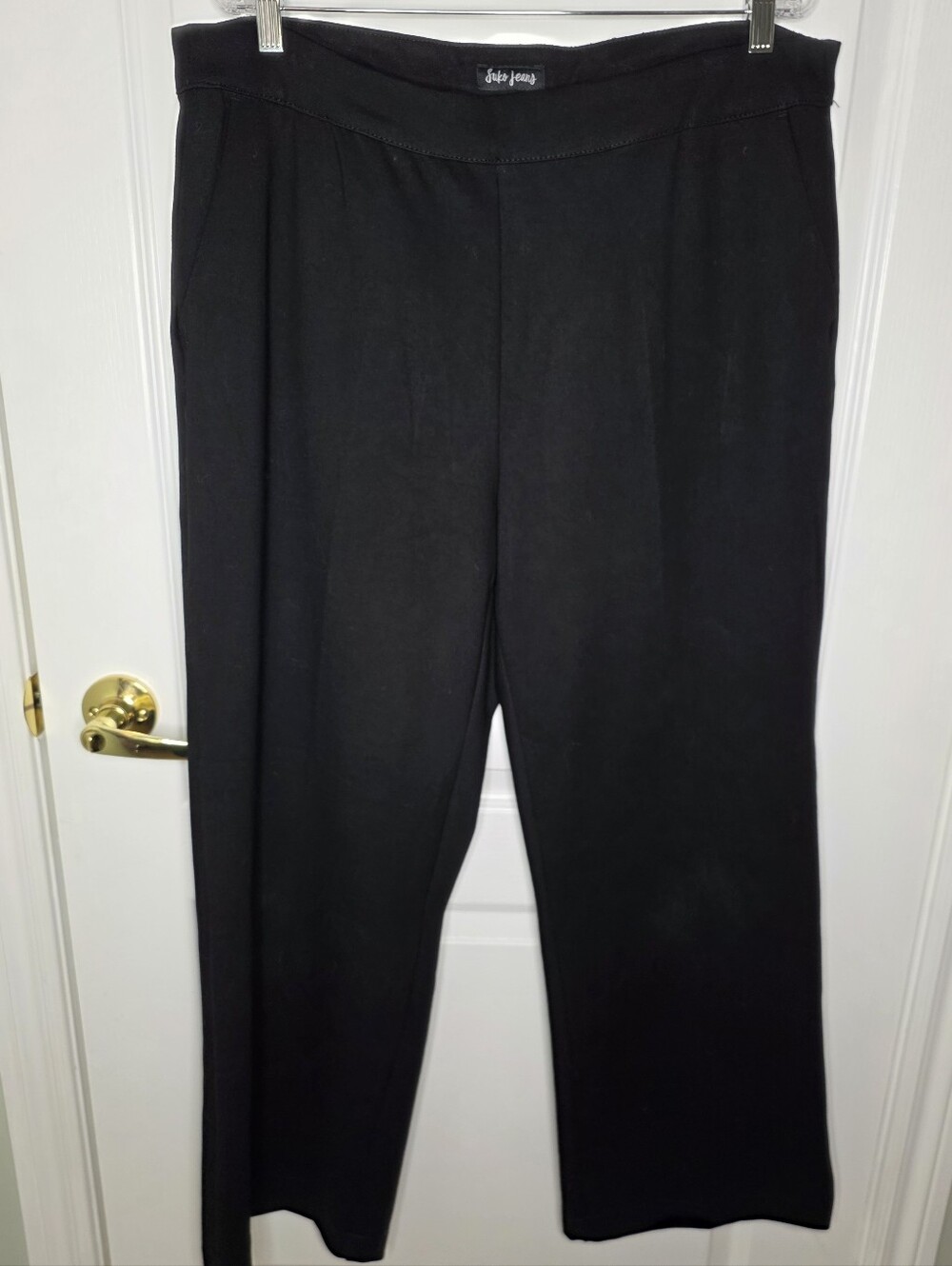 Suko Jeans Brand black pull-on pants size 18